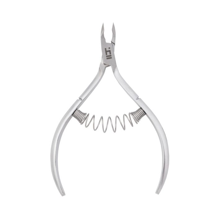 Miniature rounded handles, optimal for a small palm, spiral spring for easy move and work, narrowed working part for comfortable work in hard-to-reach places, matte outer surface, inner glossy polished handles, soft and smooth closing of the handles, suitable for beginners and professionals, high corosion resistance