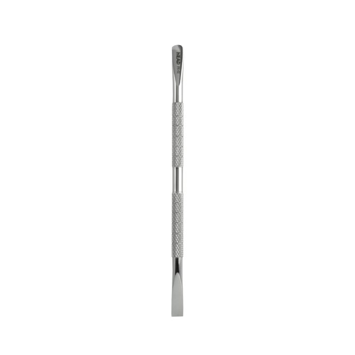 Comfortable handles with notches to prevent the tool from slipping in the hands of the master, glossy polishing of the working part, suitable for different manicure and pedicure techniques, especially sticker technique, high corosion resistance, extremely convinient for beginners