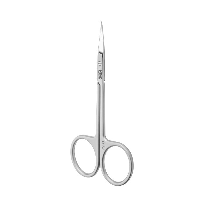 Classic shaped scissors with hooked tip suitable for beginners and professionals, easy move and use, optimal ring shape, matte handles, improved surface performance for regular disinfection and sterilization, hand sharpening, longer work period, high ergonomics
