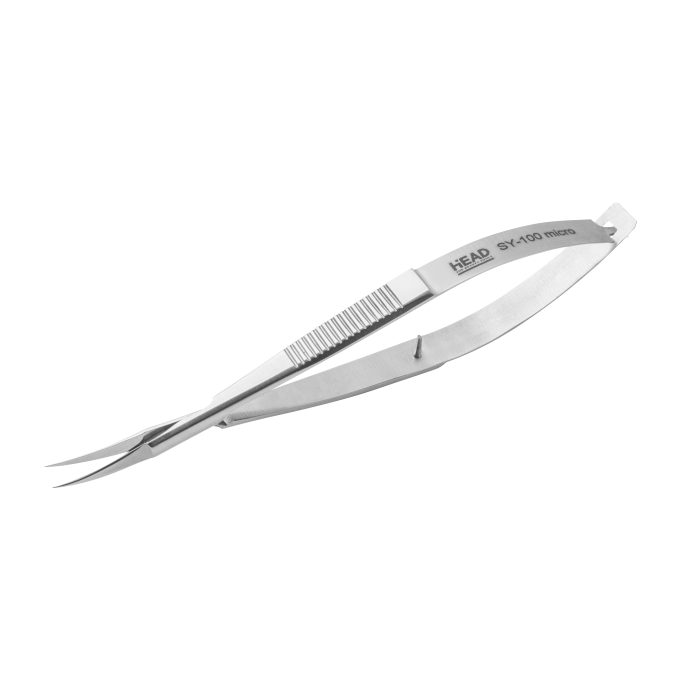 Round shaped heandle, small-headed scissors suitable for beginners and professionals, easy move and use, optimal ring shape, glossy polished handles, improved surface performance for regular disinfection and sterilization, hand sharpening, longer work period, high ergonomics